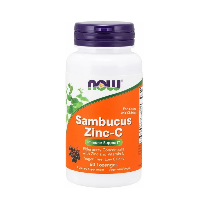 Sambucus Цинк-C - NOW