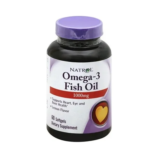 Рибено масло Omega-3 1000 mg с лимонов вкус - Natrol