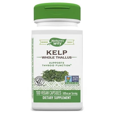 Цял талус от водорасли Kelp 600 mg - Nature's Way