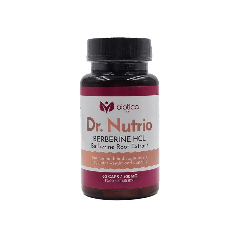 Берберин HCL, Dr. Nutrio, 60 капсули