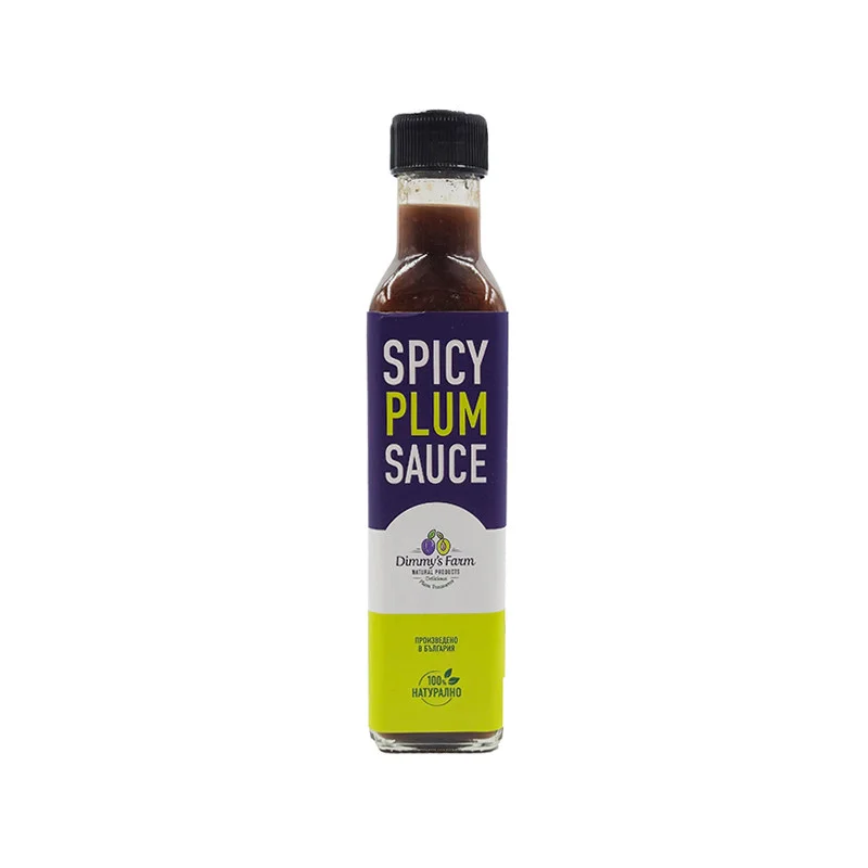 Пикантен сос от сини сливи - Spicy Plum Sauce, Dimmy's Farm, 250 мл