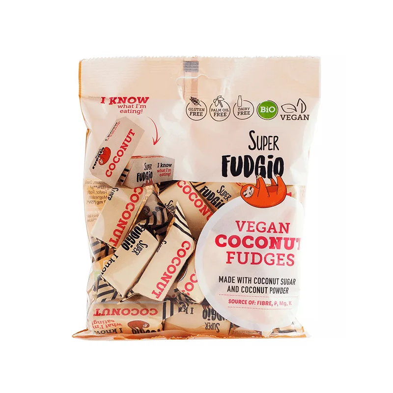 БИО Веган Фъдж с кокос, Super Fudgio, 150 гр