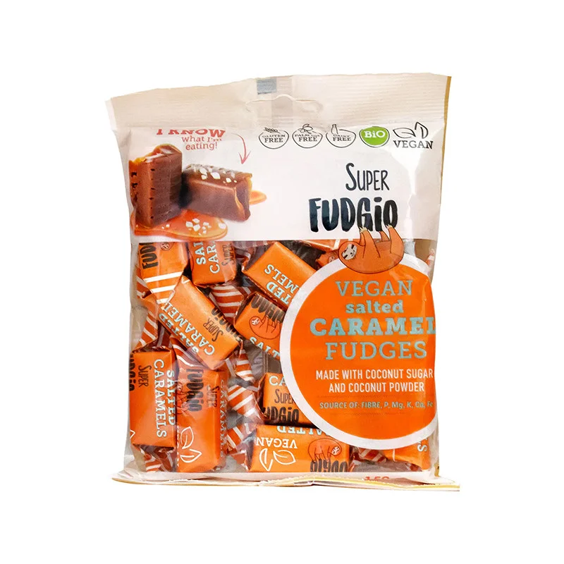 БИО Веган Фъдж със солен карамел, Super Fudgio, 150 гр
