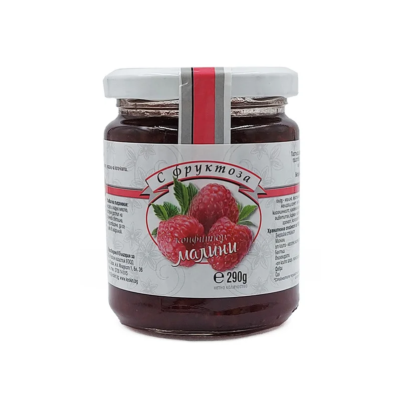 Конфитюр от малини, без добавена захар, Др. Кескин, 290 гр