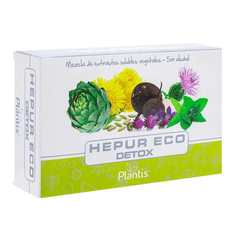 Hepur Eco Detox, билков микс за детоксикация, Плантис, 20 ампули