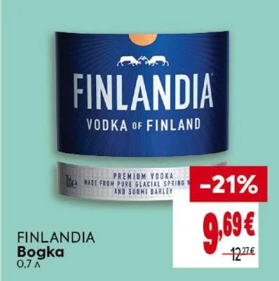 FINLANDIA Водка 0.7 л