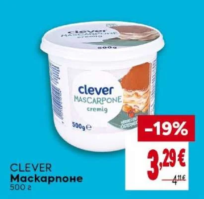 CLEVER Маскарпоне 500 г