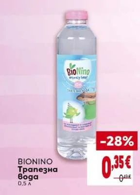 BIONINO Трапезна вода 0,5 л