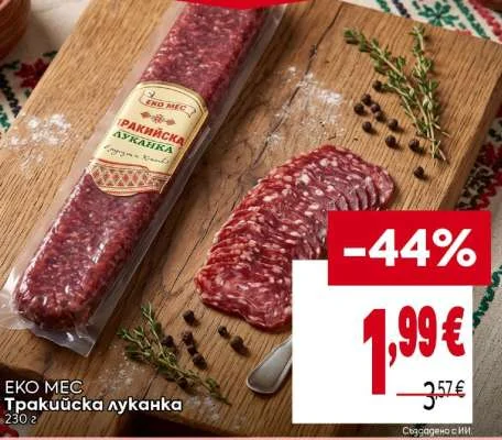 ЕКО МЕС Тракийска луканка 230 г