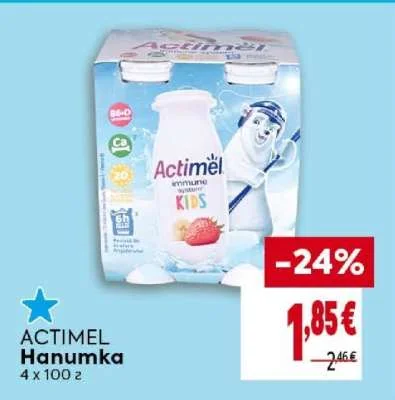 Actimel Hanumka 4 x 100 г