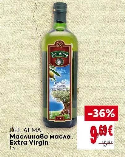 Del Alma Маслиново масло Extra Virgin 1 л