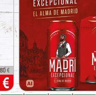 Бира Мadri excepcional кен 0.5л 0.5 л