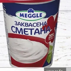 Сметана Meggle заквасена 400 гр. 400 гр