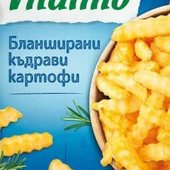 Къдрави бланширани картофи Vitalino 450гр 450 гр