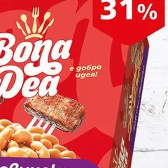 Боб със свинско Бона деа 300гр 300 гр