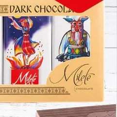 Шоколад черен  Milete Кукери 80р 4 бр х20г 20 г