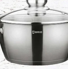 Brio тенджера с капак мерителна скала 5.1л 5.1 л