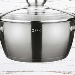 Brio тенджера с капак мерителна скала 3.9л 3.9 л