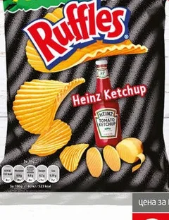 Чипс Ruffles с кетчуп 230гр 230 гр