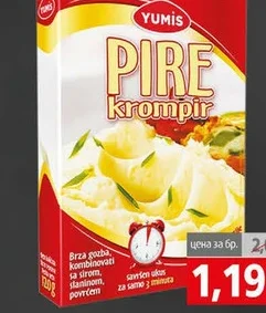 Картофено пюре Yumis 120гр 120 гр