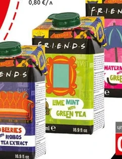 Студен чай Friends лайм и мента 500мл 500 мл