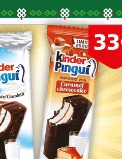 Киндер Пингуи карамел и чийзкейк 30гр 30 гр
