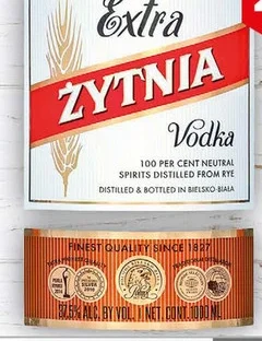 Водка Extra Zytnia 1л 1 л