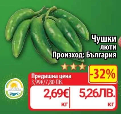 Чушки люти