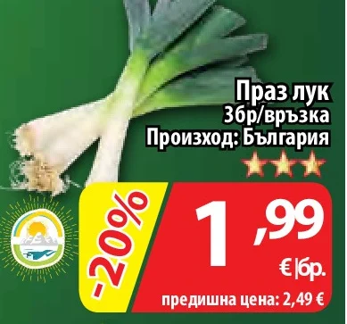 Праз лук 3 бр/връзка