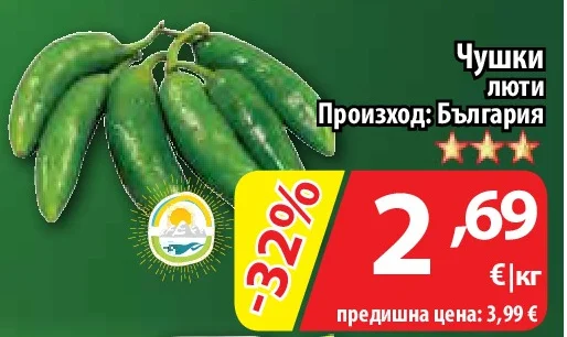 Чушки люти