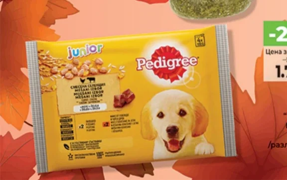 Pedigree Храна за кучета Мултипак 4х100 г