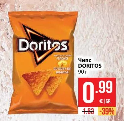 DORITOS Чипс 90 г