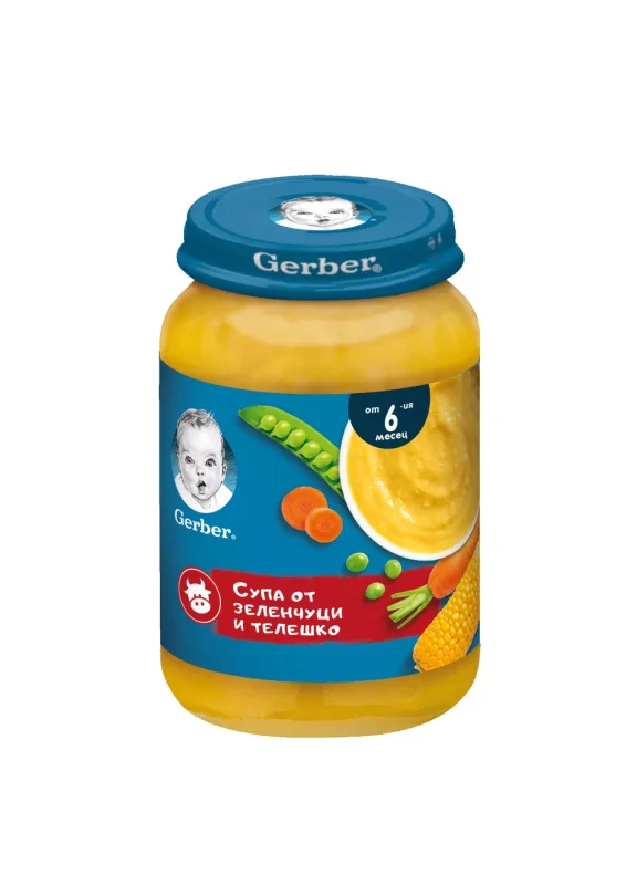 Gerber Пюре различни видове 190 г