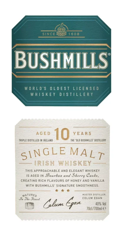 Bushmills Ирландско уиски 0,7 л