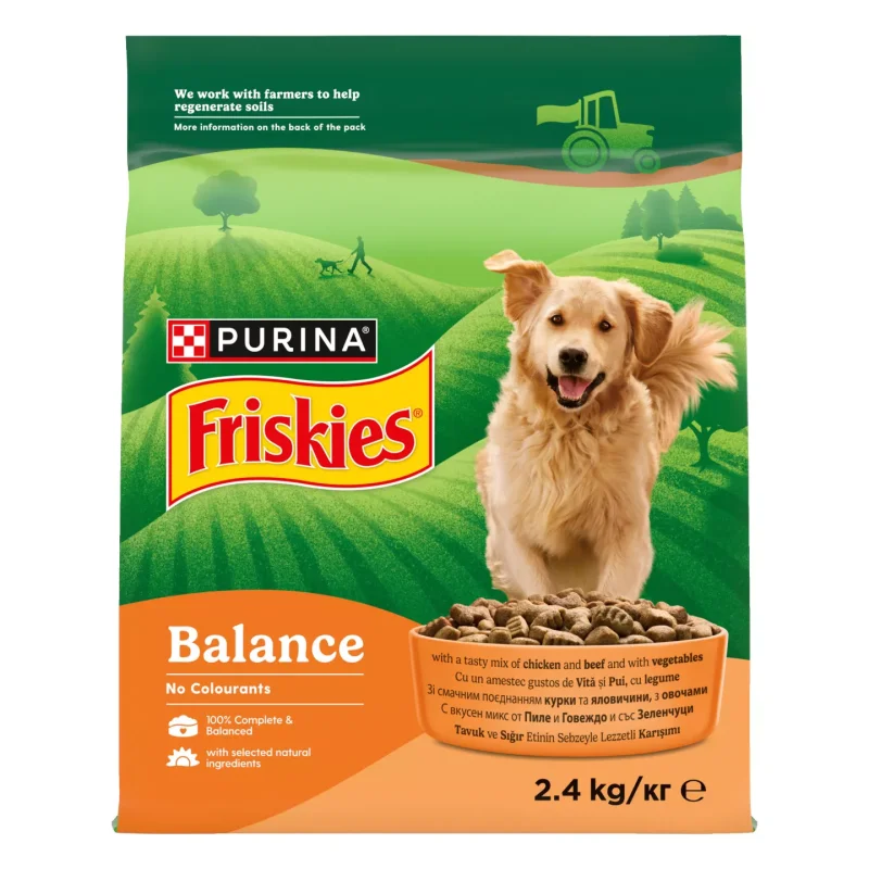 FRISKIES Суха храна за кучета различни видове 2,4 кг