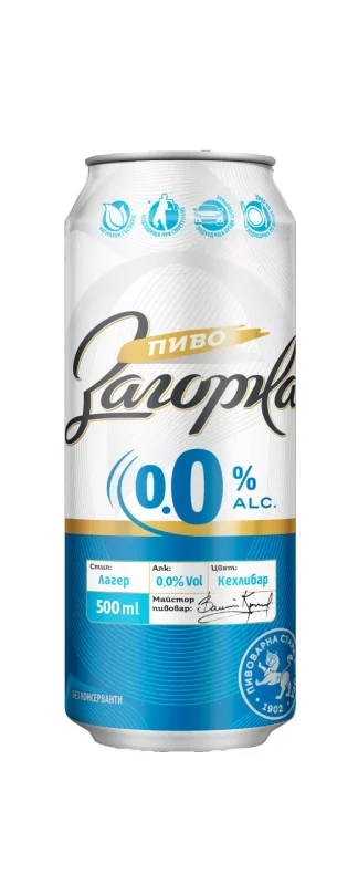 Загорка Безалкохолна бира 0,5 л кен