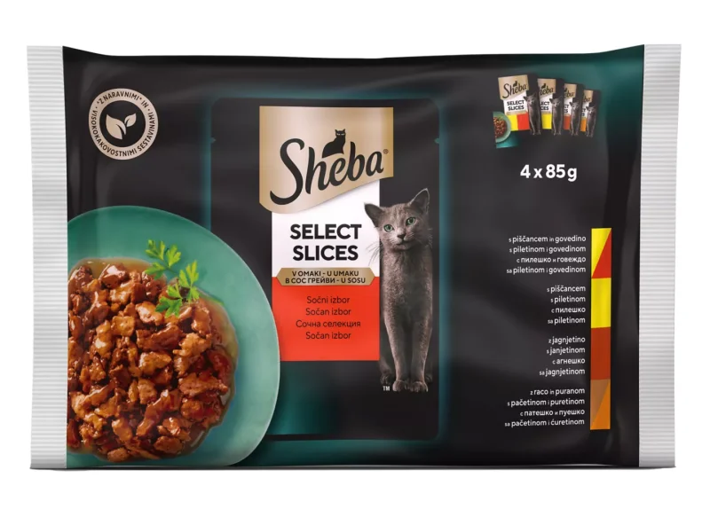 Sheba Храна за котки 4 x 85 г или 6 х 50 г