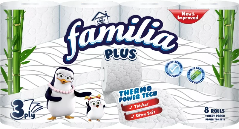 Familia Тоалетна хартия различни видове 8 бр.