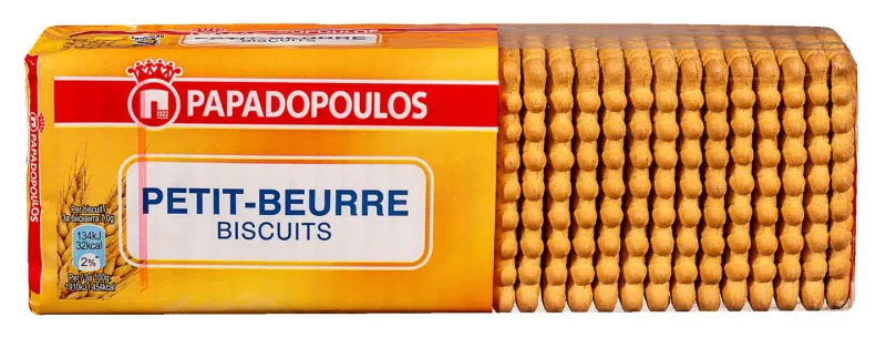 Papadopoulos Бисквити Petit Beurre избрани видове 225 г