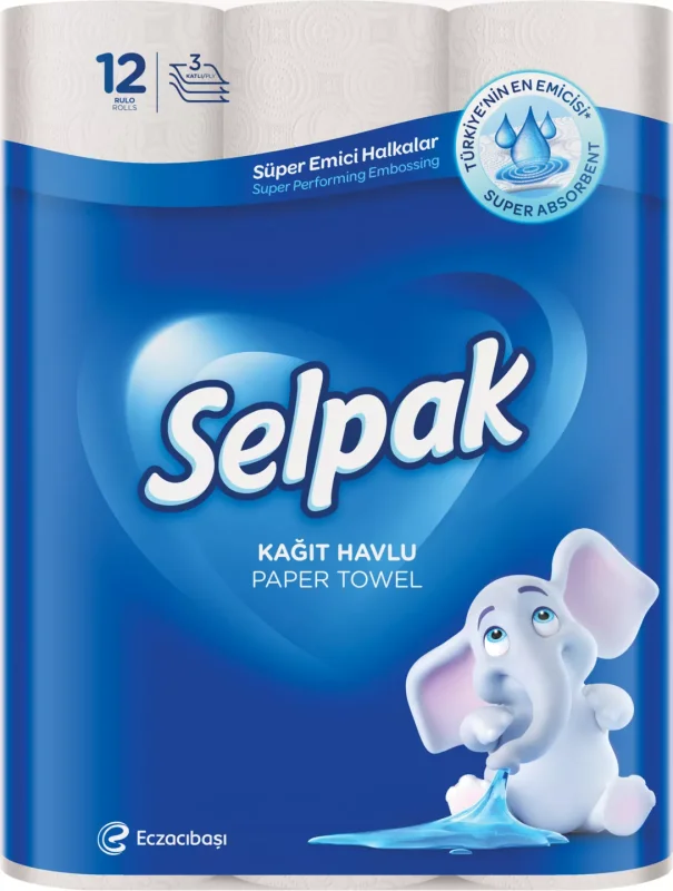 Selpak Кухненска ролка различни видове 12 бр.