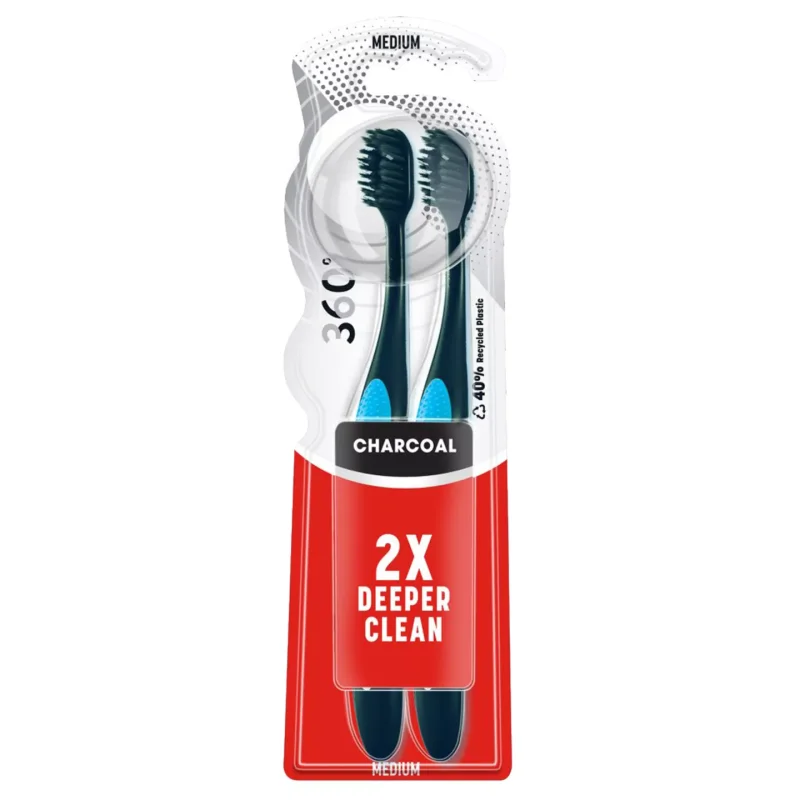 Colgate Четка за зъби 360° различни видове 2 бр.