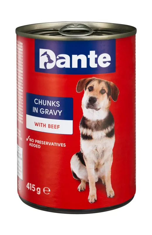 Dante Храна за кучета различни видове 415 г