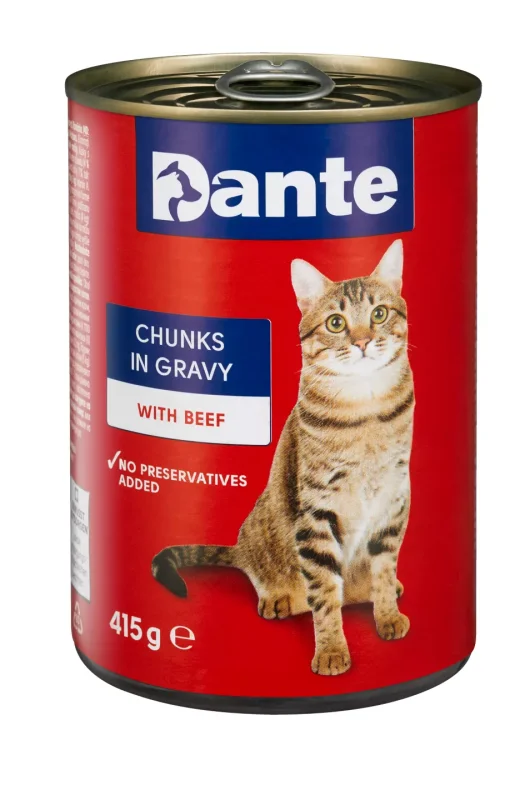 Dante Храна за котки различни видове 415 г