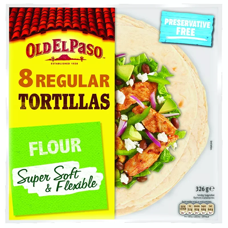 Old El Paso Пшенична тортила 326 г