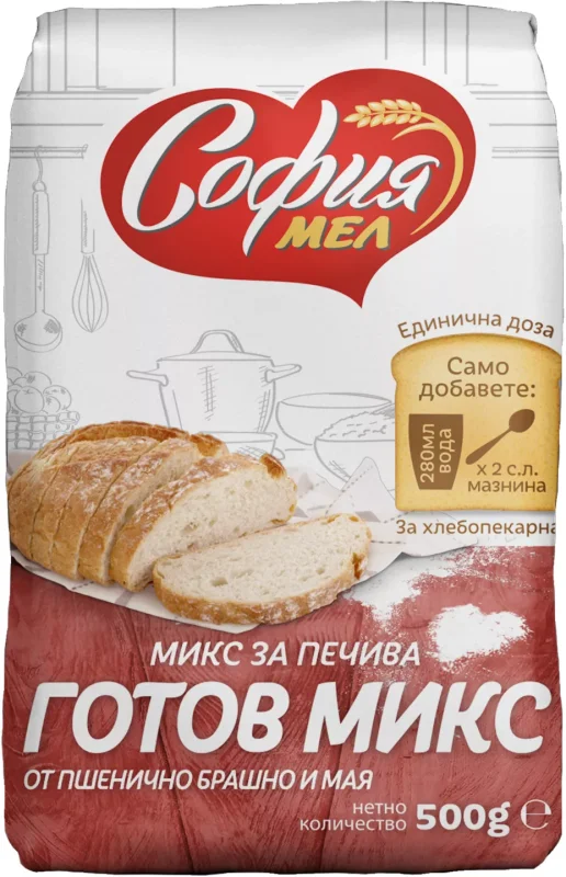 София Мел Готов микс за хляб 500 г