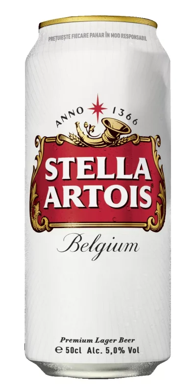 Stella Artois Бира 0,5 л кен