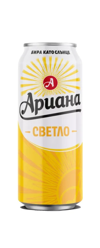 Ариана Бира различни видове 0,5 л кен