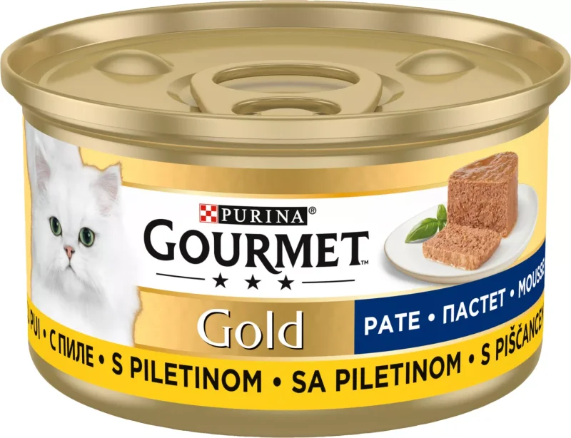 Gourmet Gold Храна за котки различни видове 85 г