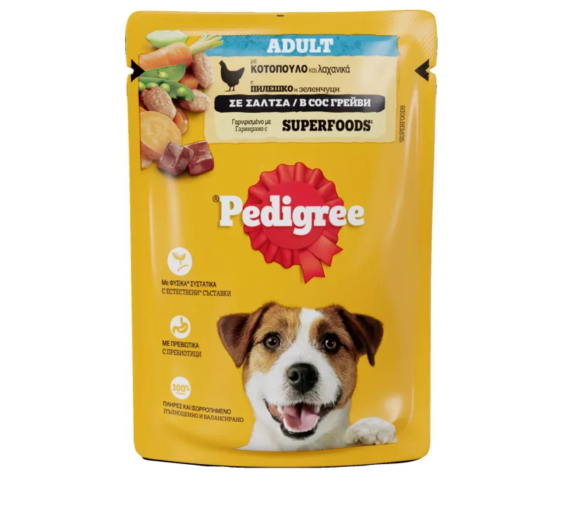 Pedigree Pouch Храна за кучета различни видове 100 г