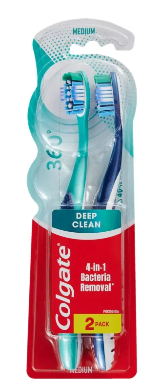 Colgate Четка за зъби 360 различни видове 2 бр.